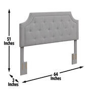 Steve Silver Alta Grey Queen Headboard Bed