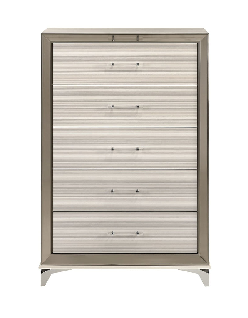 Global Furniture Zambrano White Chest