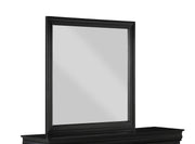 Crown Mark Louis Philip Black Wood Dresser And Mirror