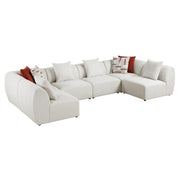 Home Elegance Franz Beige 6pc Modular Sectional