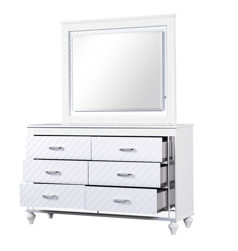 Glory Furniture Livorno White Mirror
