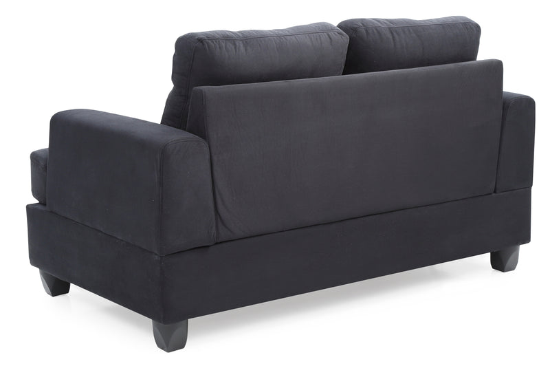 Glory Furniture Sandridge Black Loveseat