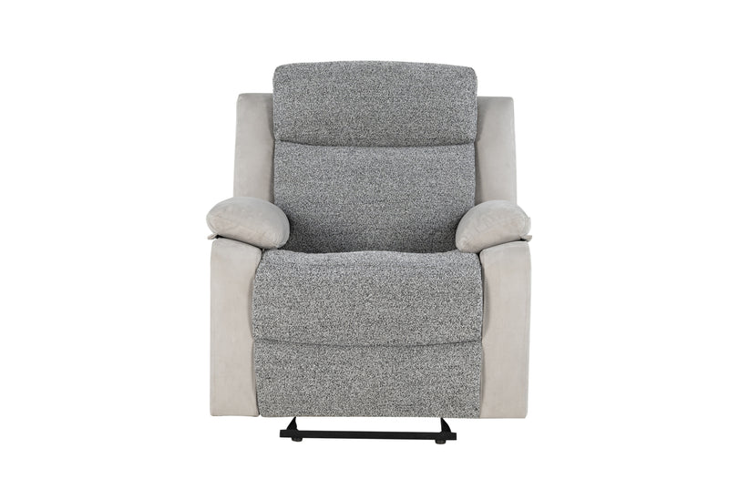 Global Furniture U6027 Grey Glider Recliner