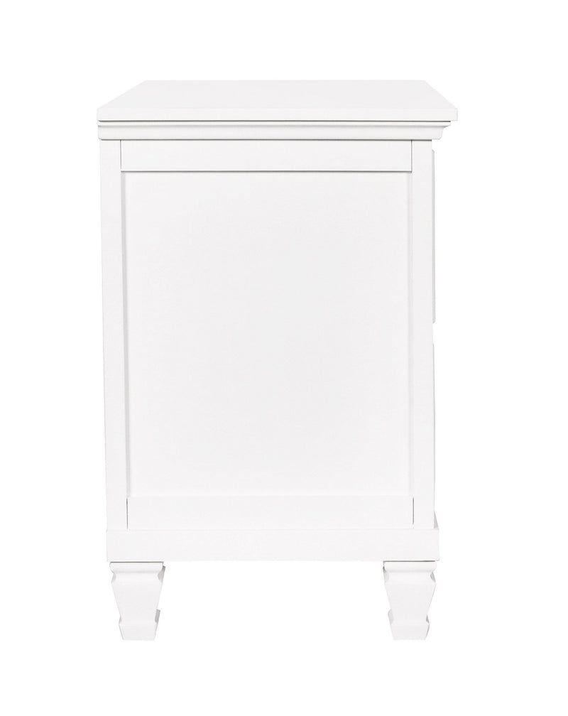 New Classic Furniture Tamarack White 2 Drawer Nightstand