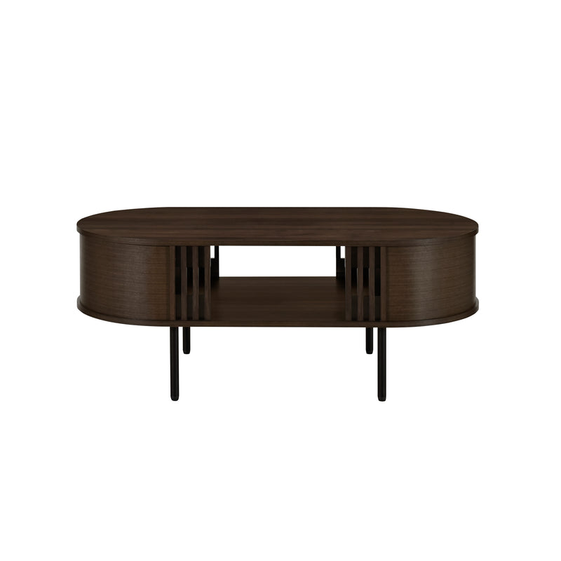 New Classic Furniture Brax Walnut Cocktail Table