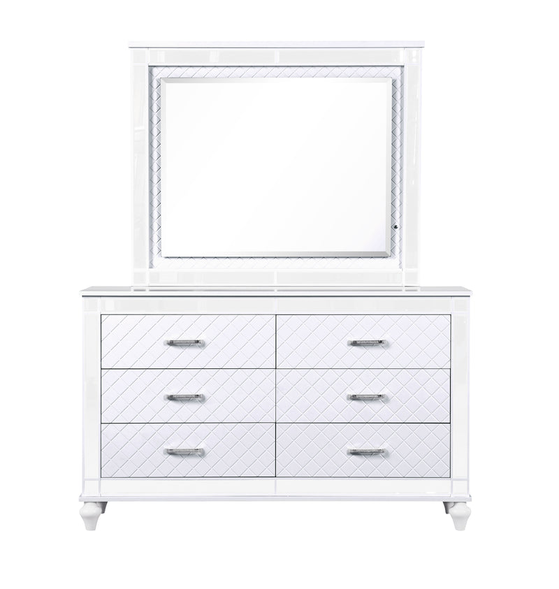 Glory Furniture Livorno White Mirror