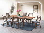 Acme Furniture Mayah Dark Gray Walnut 7pc Dining Room Set