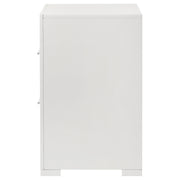 Coaster Furniture Ives White High Gloss Nightstand