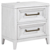 Coaster Furniture Marielle Distressed White Nightstand