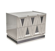 Galaxy Home Lavita River Sand Gray Nightstand