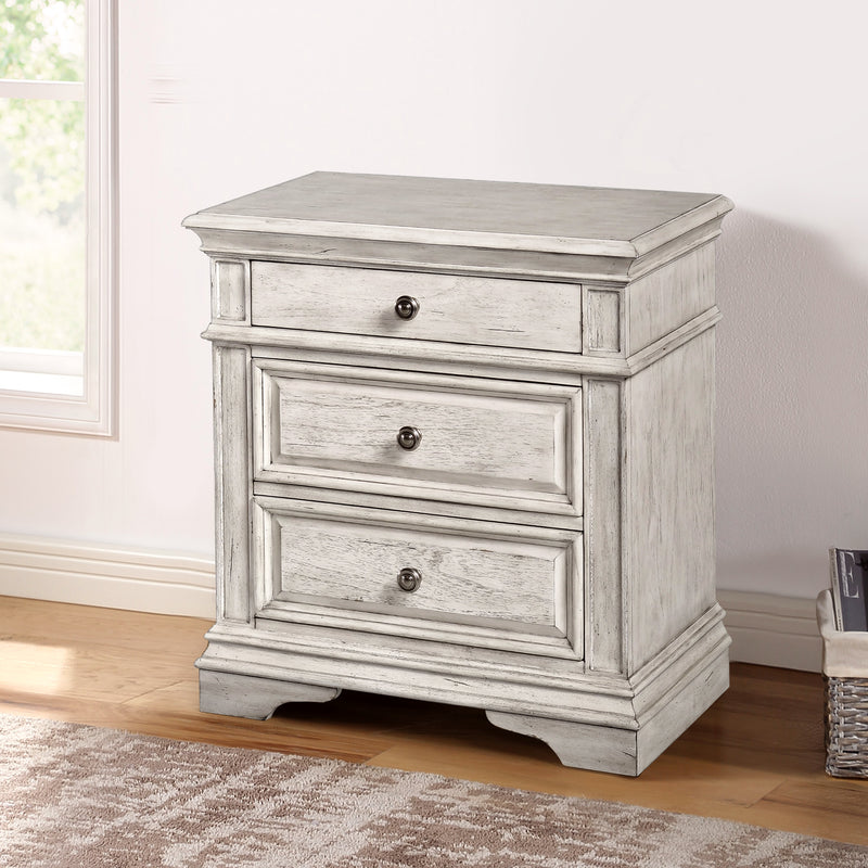 Steve Silver Highland Park Waxed Driftwood Nightstand