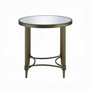 Acme Furniture Aditya Antique Brass 3pc Coffee Table Set