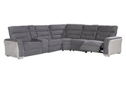 Global Furniture U2682 Ash Mist Sectional