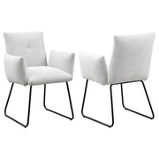 2 Coaster Furniture Ackland Light Grey Dining Side Chairs