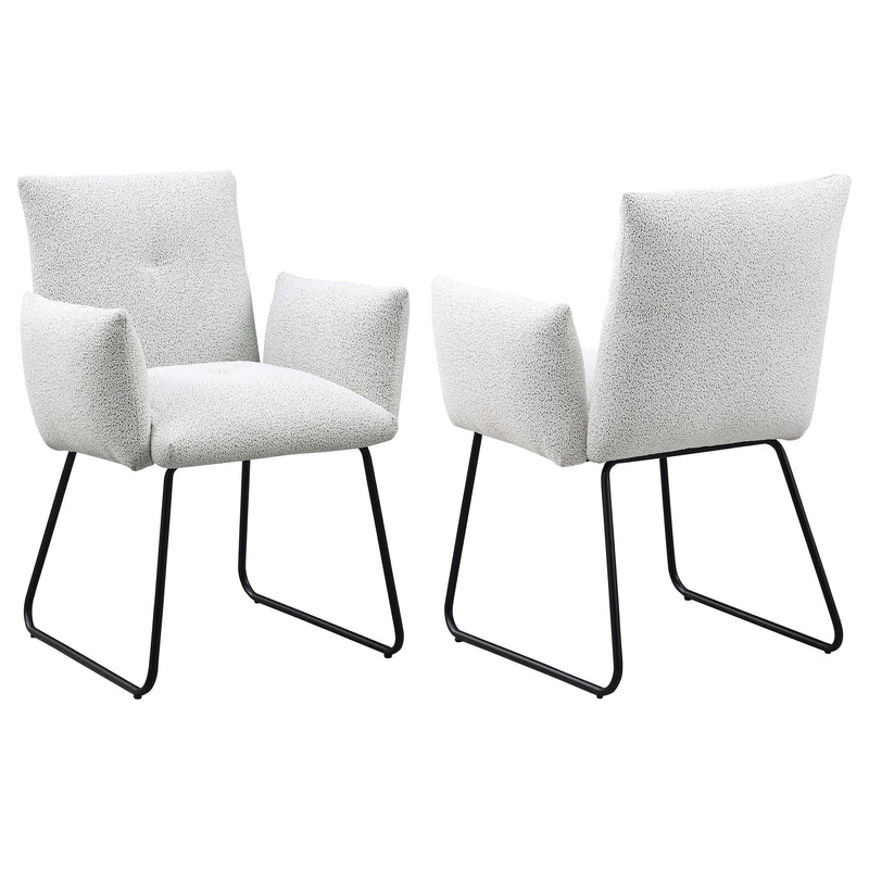 2 Coaster Furniture Ackland Light Grey Dining Side Chairs
