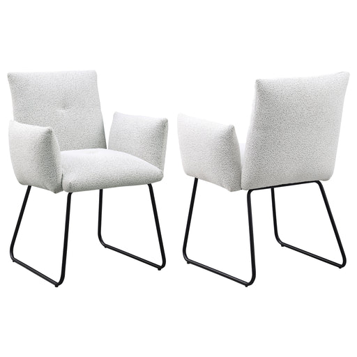 2 Coaster Furniture Ackland Light Grey Dining Side Chairs