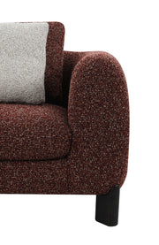 Acme Furniture Mardi Maroon Sofa with 3 Pillows