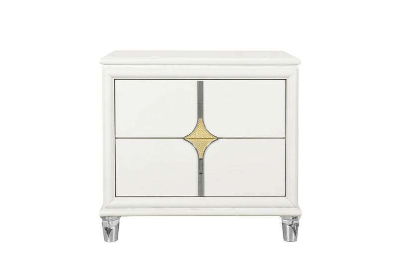 Global Furniture Orion Gold Nightstand