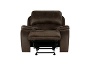 New Classic Furniture Brooking Brown Glider Recliner