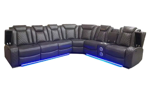 New Classic Furniture Orion Black Power Headrest Footrest Sectional