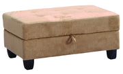 Glory Furniture Gallant Mocha Microsuede Ottoman