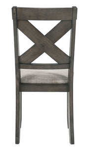 2 New Classic Furniture Gulliver Rustic Brown Side Chairs