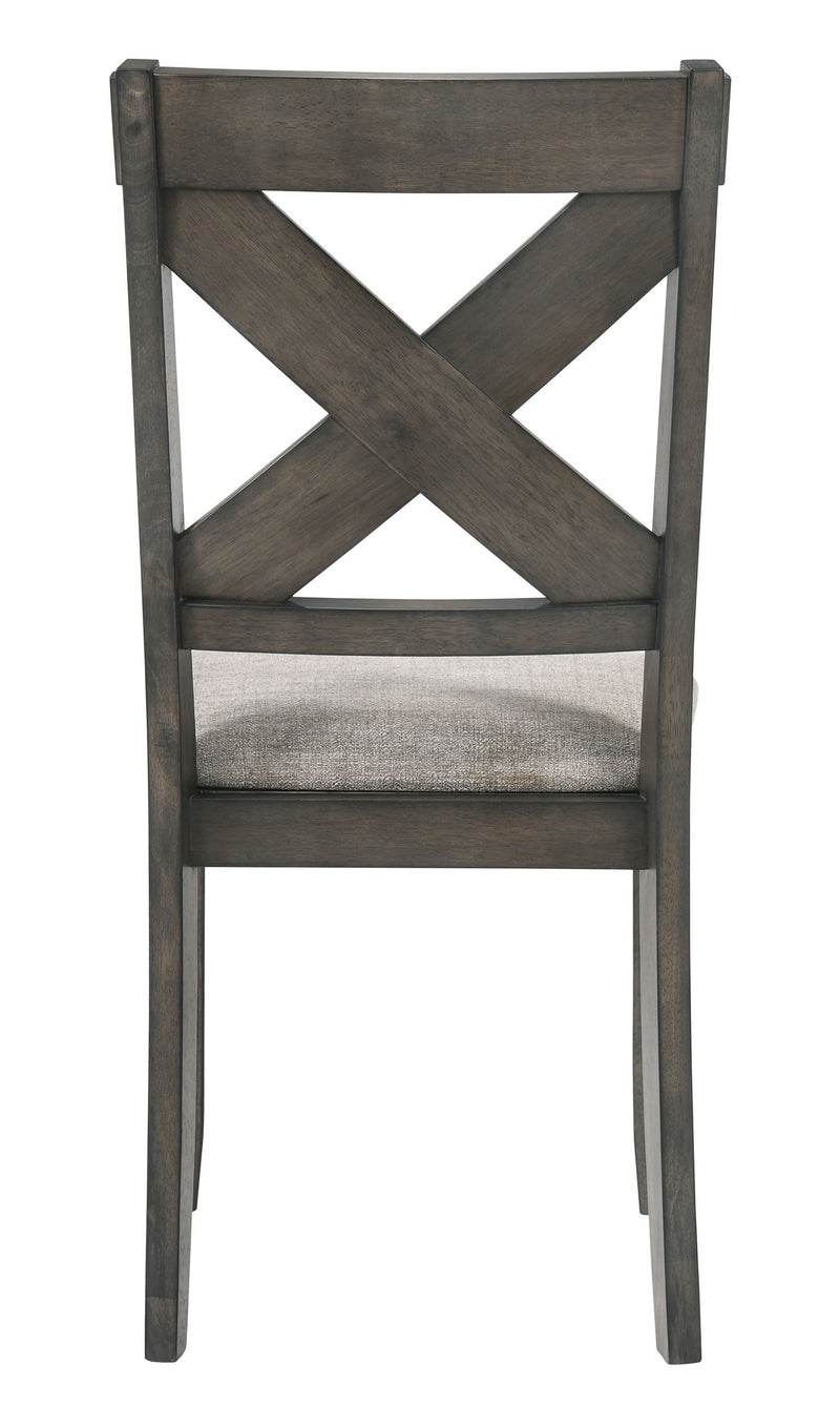 2 New Classic Furniture Gulliver Rustic Brown Side Chairs