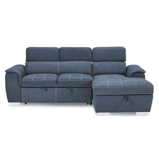 Home Elegance Ferriday Gray Sectional With Chair