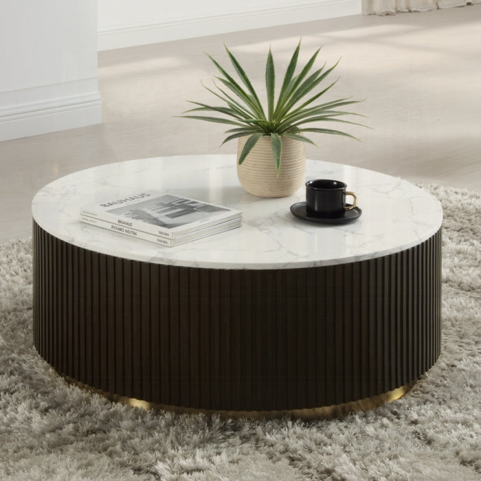 Acme Furniture Clayten White Espresso Coffee Table