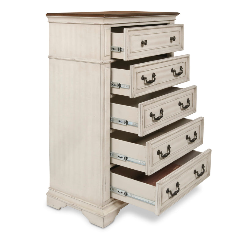 New Classic Furniture Anastasia Antique White Chest