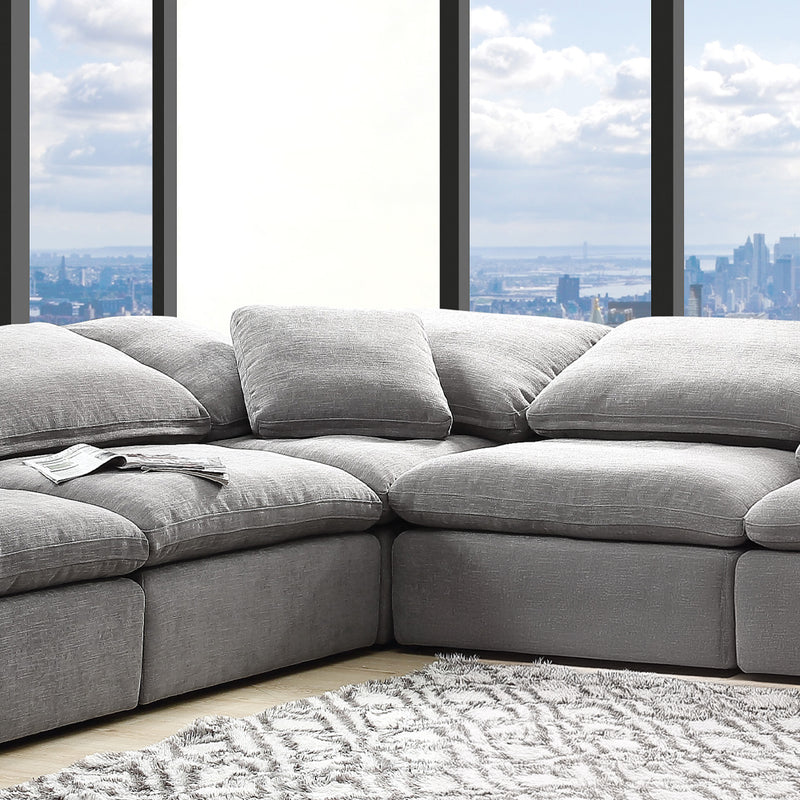 Acme Furniture Naveen Gray Modular Wedge
