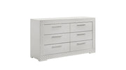 Galaxy Home Blanca White Dresser and Mirror