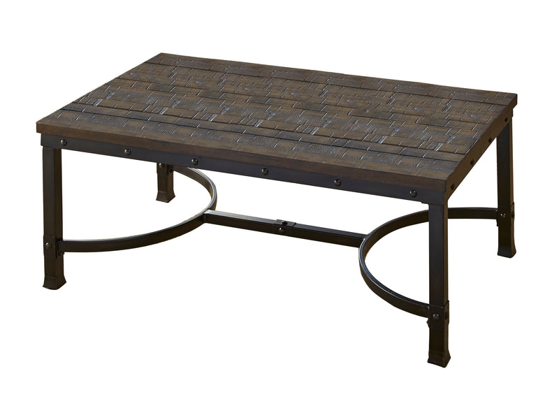 Steve Silver Ambrose Rustic Honey Cocktail Table