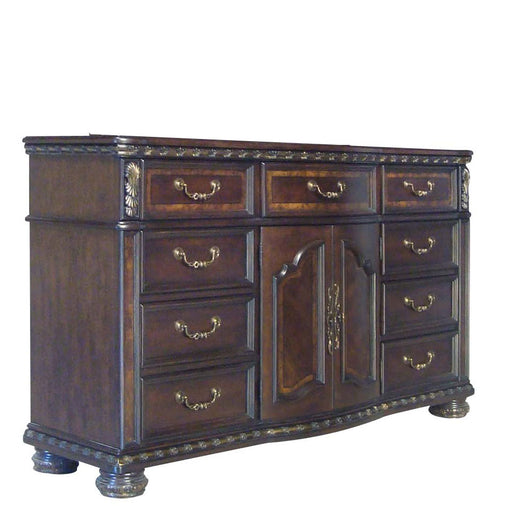 Steve Silver Monte Carlo Cherry Mappa Burl Dresser