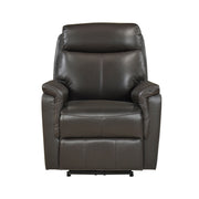 Home Elegance Leif Dark Brown Power Reclining Chair