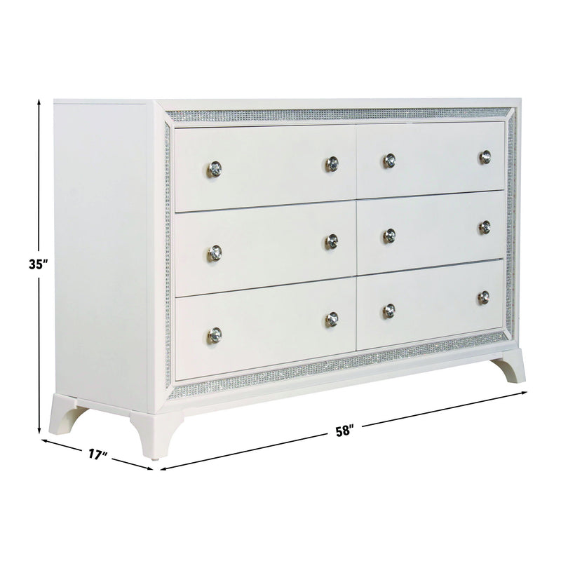 Steve Silver Cassie Off White Dresser