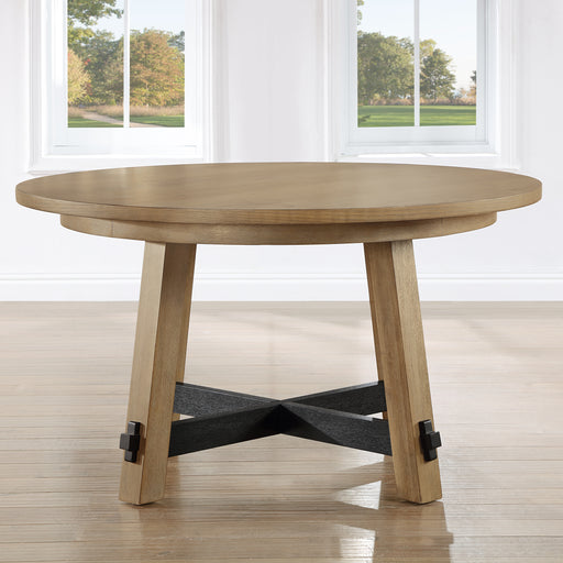 Steve Silver Aubrey Black 54 Inch Round Dining Table