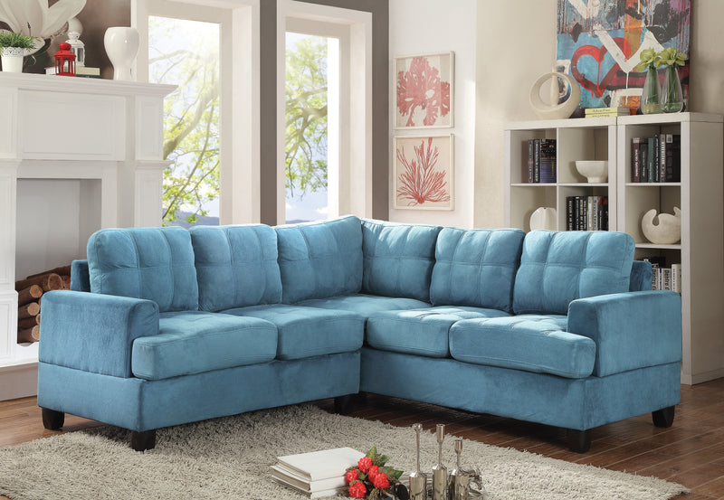 Glory Furniture Sandridge Aqua Sectional
