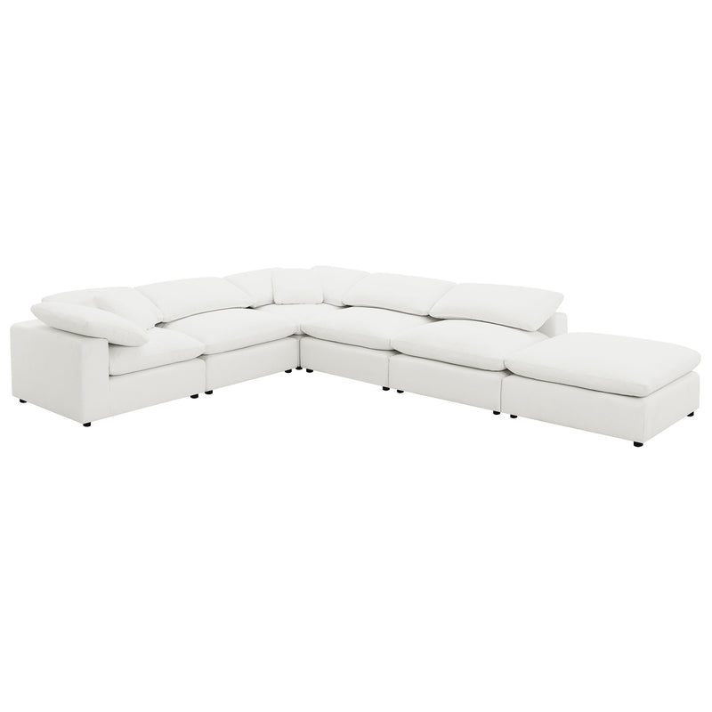 Coaster Furniture Raleigh Ivory 6pc Modular Sectional