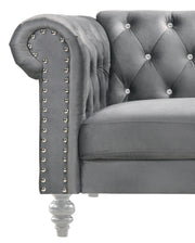 New Classic Furniture Emma Gray Crystal Sofa