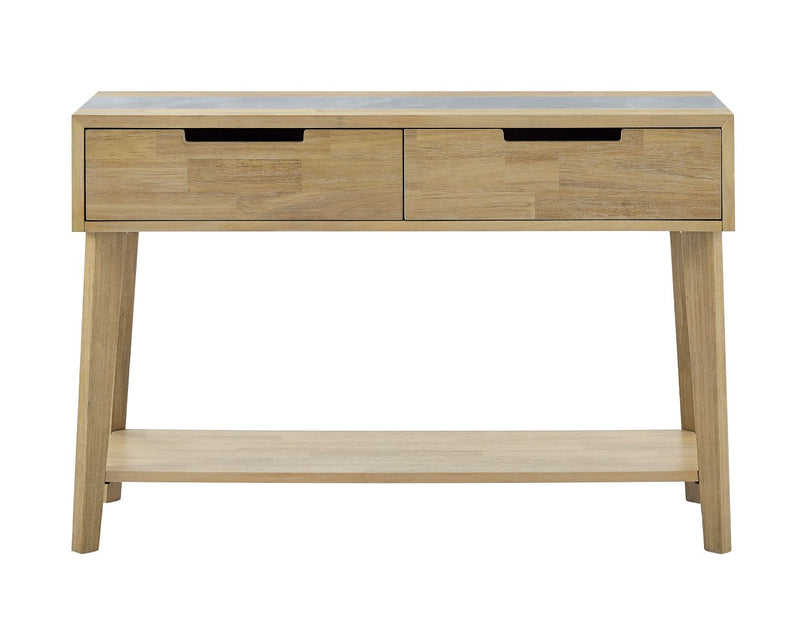 Steve Silver Calgary Natural Sintered Stone Sofa Table