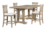 Steve Silver Napa Weathered Sand 5pc Counter Set