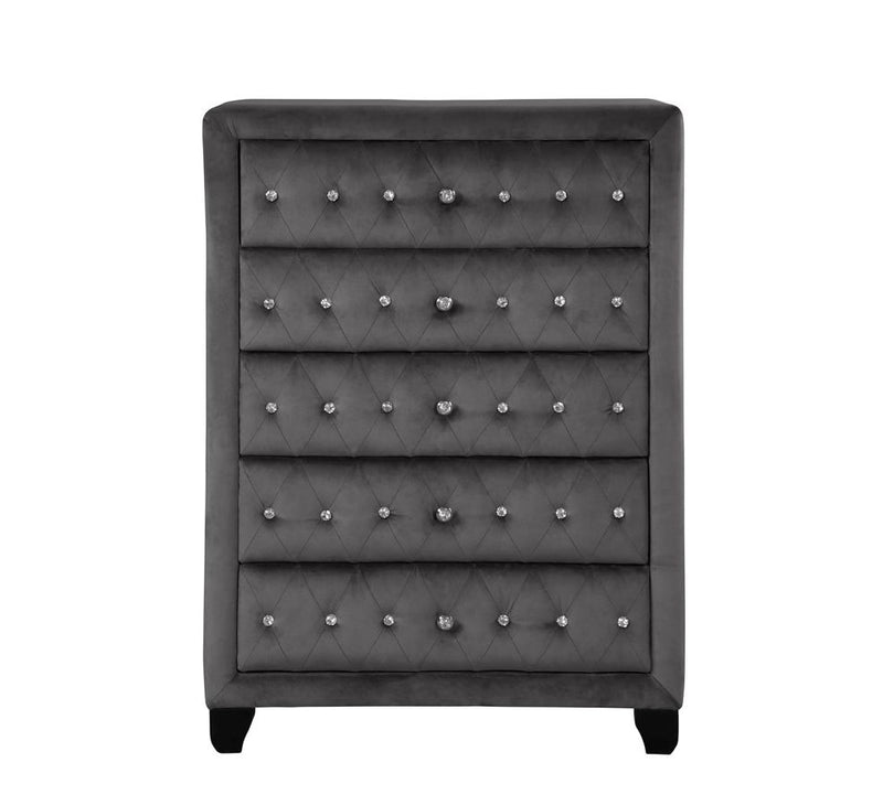 Galaxy Home Sophia Gray Drawer Chest