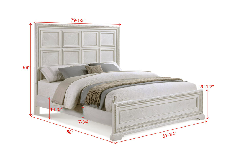 Crown Mark Alexandria 2pc Bedroom Set With Queen Bed
