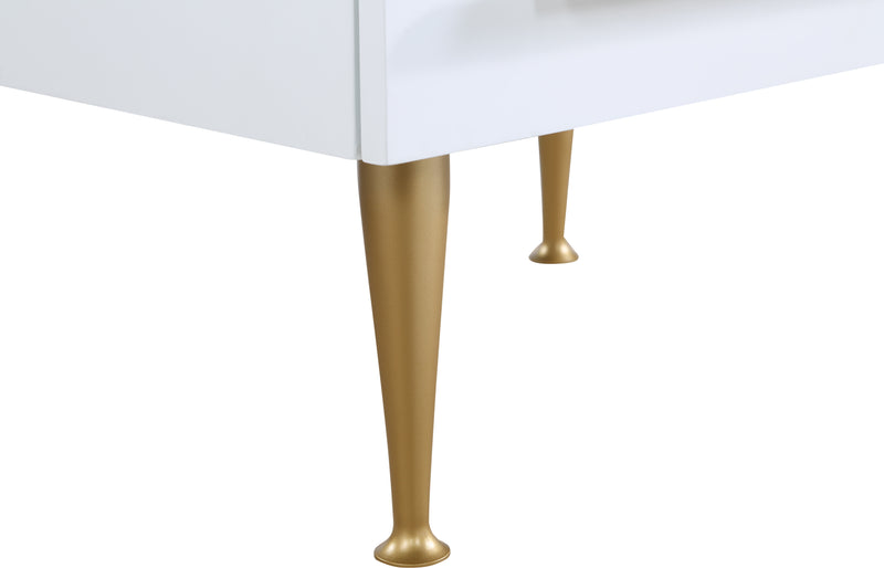 Meridian Furniture Marisol White Night Stand