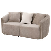 Coaster Furniture Townsend Latte Brown Loveseat
