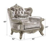 Acme Furniture Libertee Beige Chair with Pillow