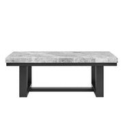 Steve Silver Lucca Gray Marble Top Cocktail Table
