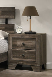 Crown Mark Atticus 2pc Bedroom Set with Twin Platform Bed