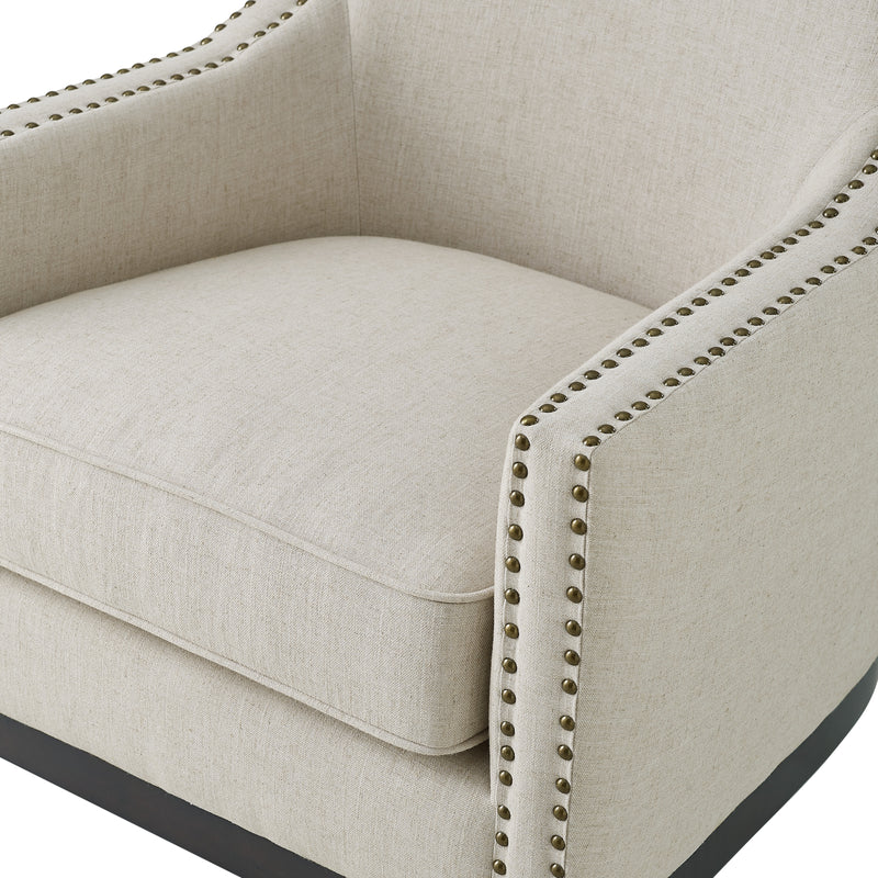 Steve Silver Roswell Gray Accent Chair